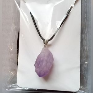 Rough Amethyst Necklace